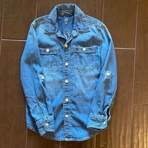 GAP Blue Denim Shirt with Pockets
